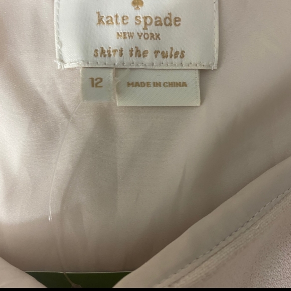 🆕Kate Spade | Colorblock Skirt Cream & Black Women's Size 12 - Picture 5 of 5